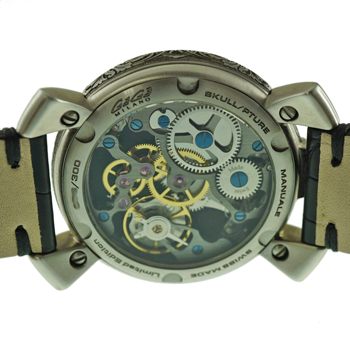 GaGaミラノ　スカルデザイン　メンズ腕時計 世界300本限定希少品 GaGaミラノ スカルデザイン メンズ腕時計 世界300本限定希少品 Amazon