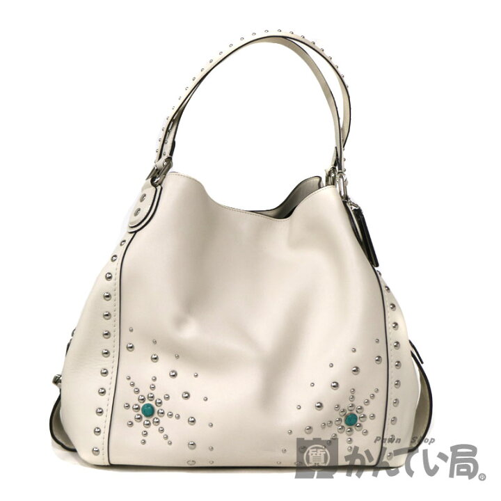 楽天市場】COACH【コーチ】57110 トートバッグ レザー オフホワイト 革 