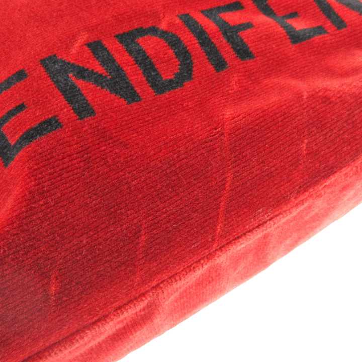 楽天市場】FENDI【フェンディ】トートバッグ パイル地/ベロア レッド系  