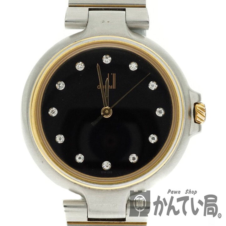 楽天市場】DUNHILL【ダンヒル】ミレニアム 12Pダイヤ クォーツ メンズ 