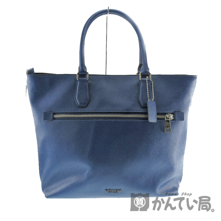 楽天市場】COACH【コーチ】69366 ケネディ/トートバッグ レザー ブルー