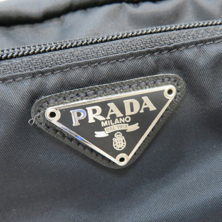 楽天市場】PRADA【プラダ】MV28 ポーチ ナイロン ブラックカラー 小物 