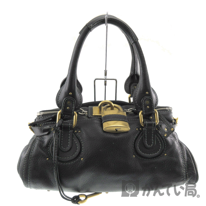 Chloe クロエ パディントンブラック 南京錠 パドロックハンドバック 楽天市場】Chloe【クロエ】パディントンバッグ レザー ブラック