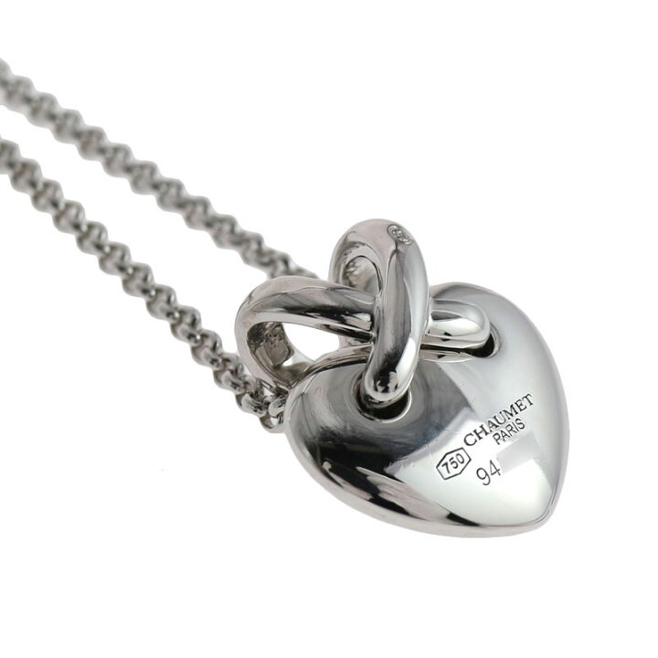 楽天市場】【ショーメ】リアンハートネックレス K18WG 約42.0cm 750  