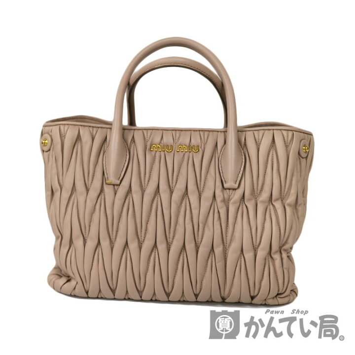 楽天市場】【ミュウミュウ】 RN1069 マテラッセ 2WAY バッグ ピンク 