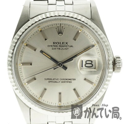 ROLEX【ロレックス】1601/4デイトジャスト2番メンズSSアンティーク自動巻きホワイトゴールドオートマ腕時計USED-9【中古】質屋かんてい局細畑店h2003891