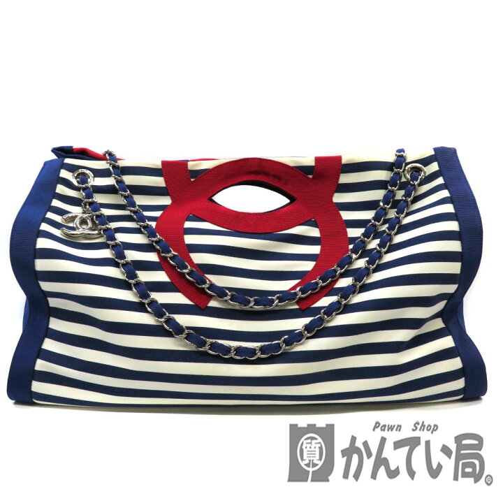 楽天市場】CHANEL【シャネル】チェーントートバッグ グログラン  