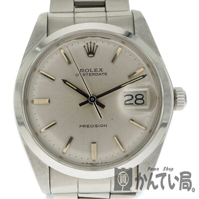 ROLEX【ロレックス】6694オイスターデイトユニセックス腕時計手巻きプラスチック風防ステンレススチール巻きブレスアンティーク3番台ルミノバ【中古】USED-8質屋かんてい局細畑店h2005060