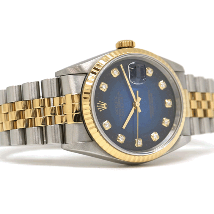 楽天市場】ROLEX【ロレックス】16233G デイトジャスト W番 K18YG