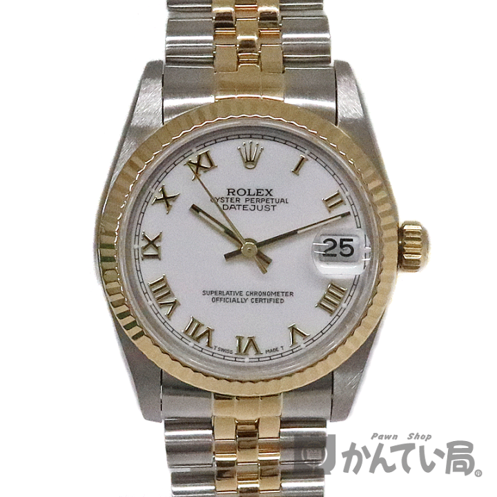 ロレックス ROLEX デイトジャスト 68273 ゴールド K18/SS ユニセックス 腕時計 ロレックス ROLEX デイトジャスト 68273 ゴールド K18/SS 自動巻き