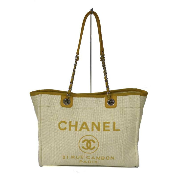 楽天市場】CHANEL【シャネル】A67001 ドーヴィルトートMM ナイロン  