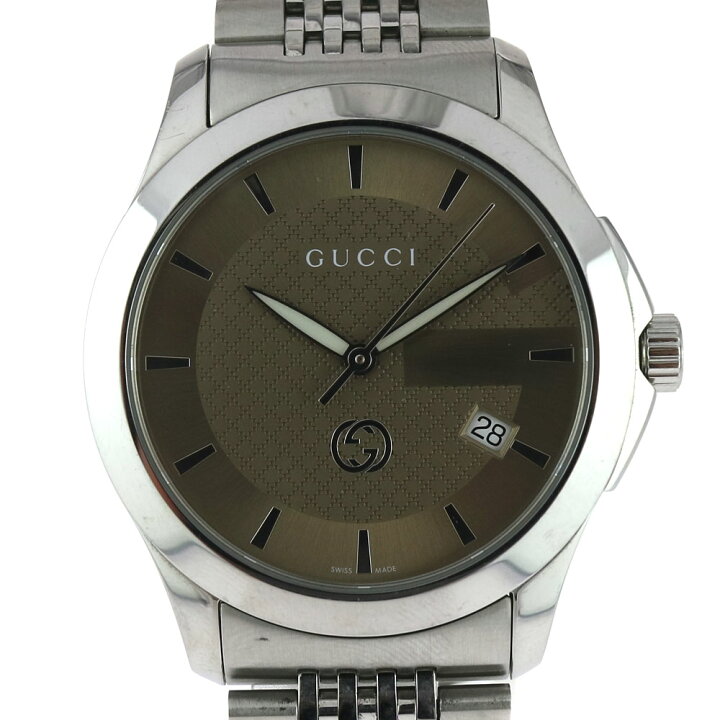 楽天市場】GUCCI【グッチ】 YA126406 126.4 Gタイムレス クォーツ 