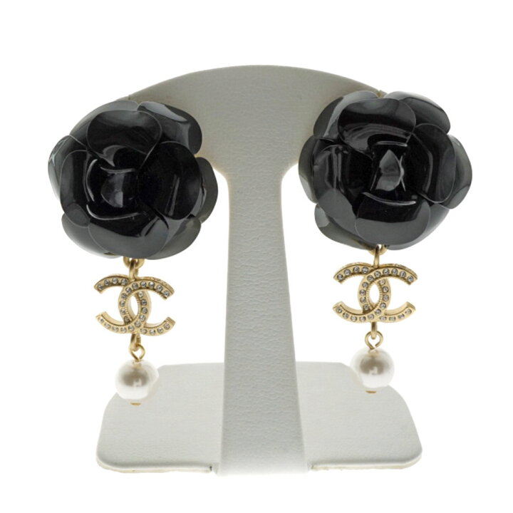 CHANEL フラワーパールイヤリング 良品✨ シャネル 25 カメリア  