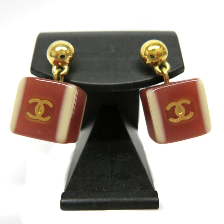 楽天市場】CHANEL【シャネル】キューブピアス ピアス 付属品無し【中古 