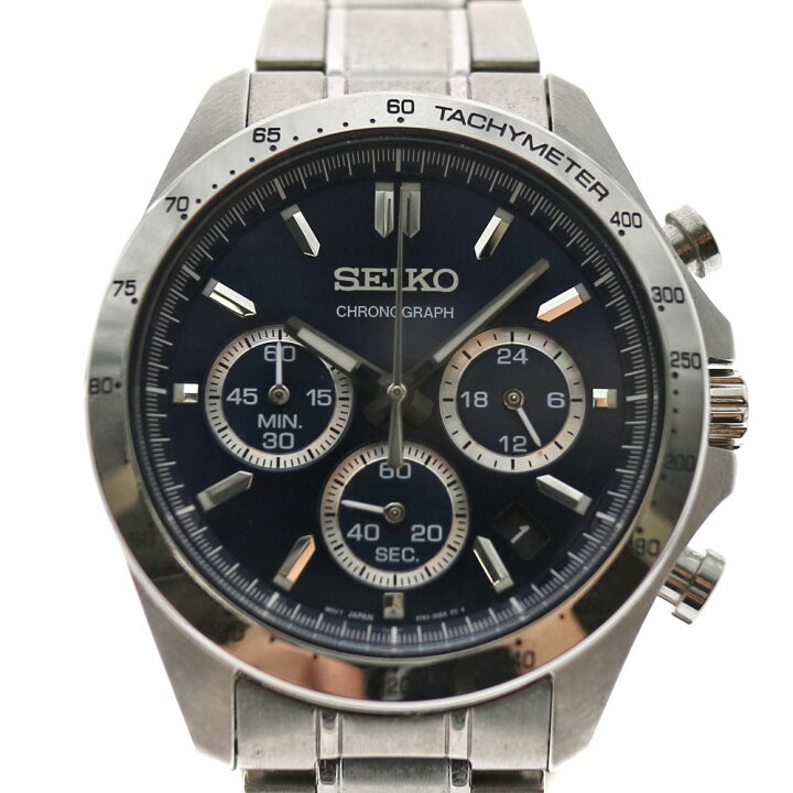 購入 SEIKO セイコー クロノグラフ 腕時計 8T63-00D0 