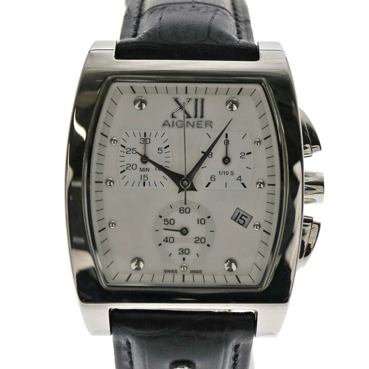 楽天市場】AIGNER【アイグナー】 A24101 クォーツ クロノグラフ メンズ 