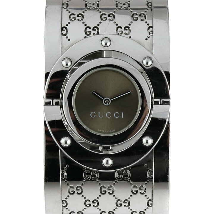 楽天市場】GUCCI【グッチ】 112 トワール クォーツ バングル 腕時計 SS  