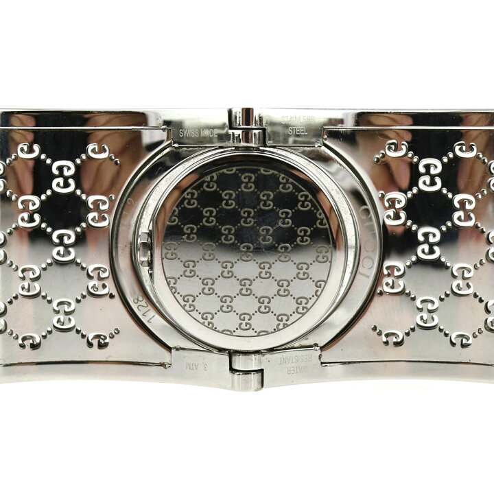 楽天市場】GUCCI【グッチ】 112 トワール クォーツ バングル 腕時計 SS  