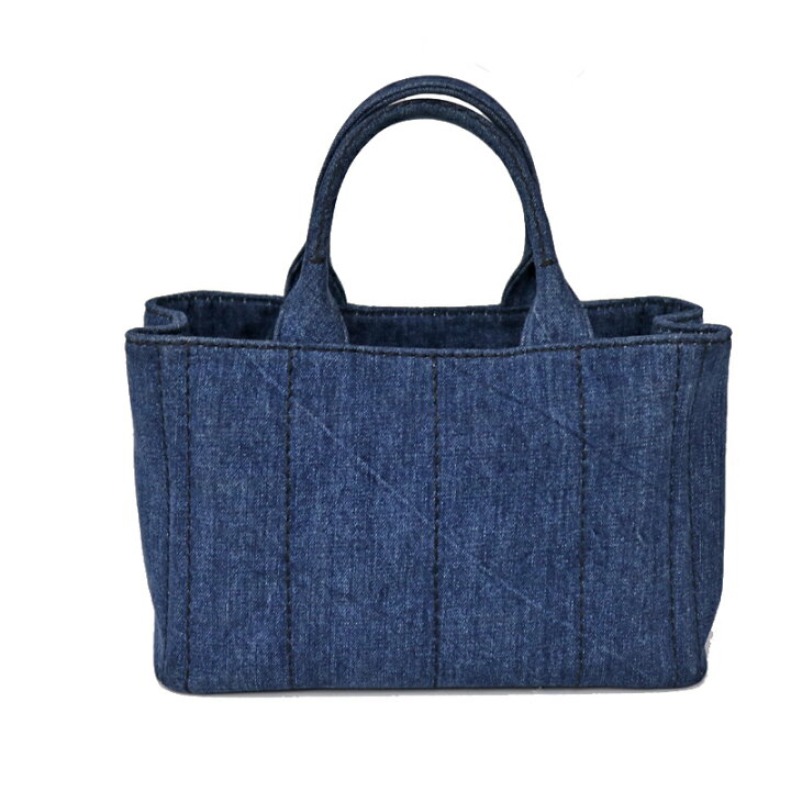楽天市場】PRADA【プラダ】 B2439G カナパ ブルー系 デニムキャンバス  