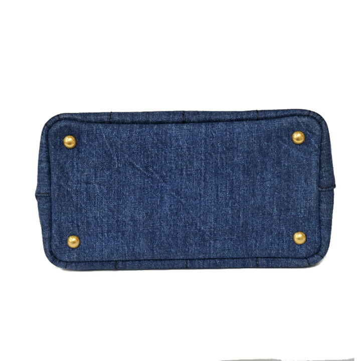 楽天市場】PRADA【プラダ】 B2439G カナパ ブルー系 デニムキャンバス  