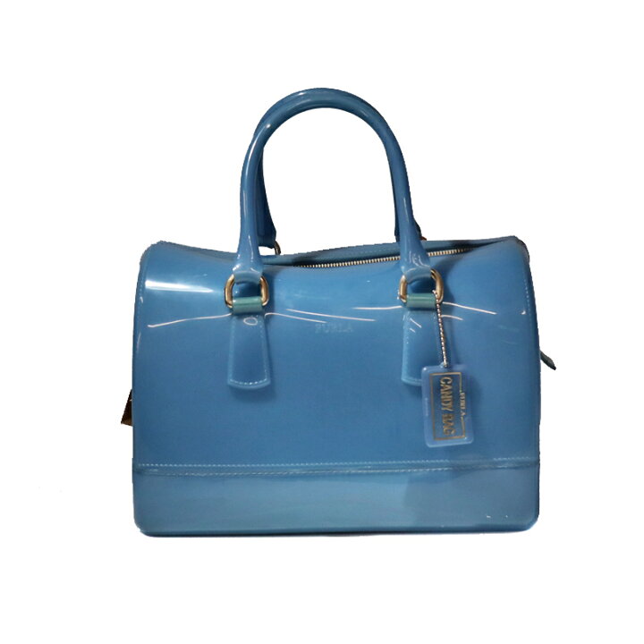 Furla フルラ キャンディバッグ ハンドバッグ PVC レディース [中古  
