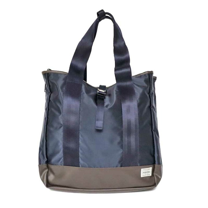 楽天市場】PORTER【ポーター】サックスバー ネイビー トートバッグ 