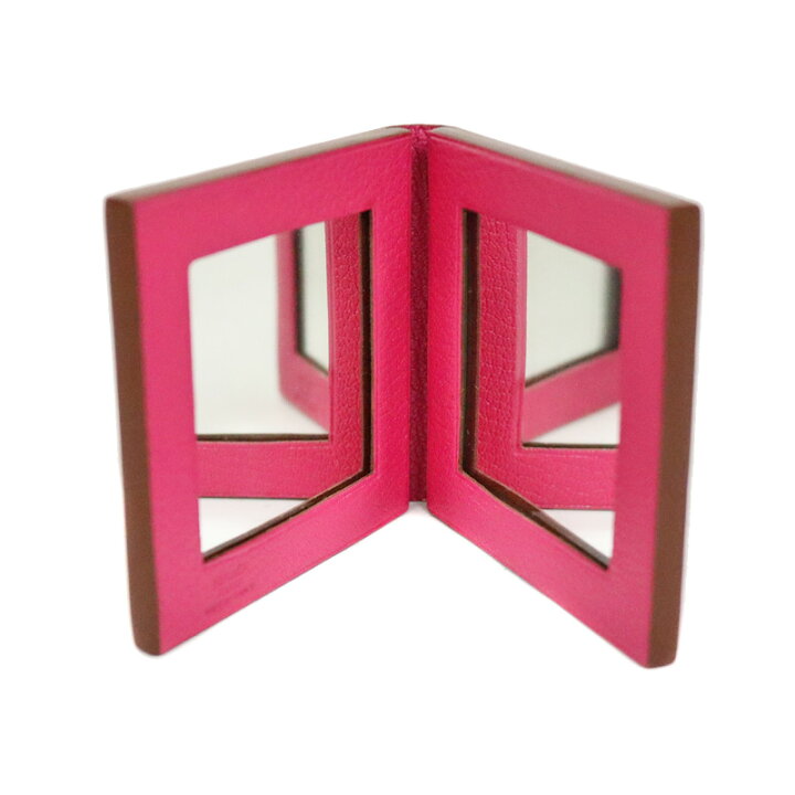 楽天市場】HERMES【エルメス】コンパクトミラー レザー ピンク 小物  