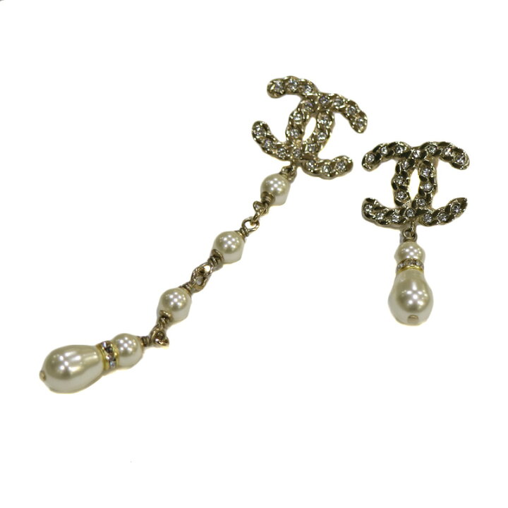 楽天市場】CHANEL【シャネル】ココマーク ラインストーン×フェイク  