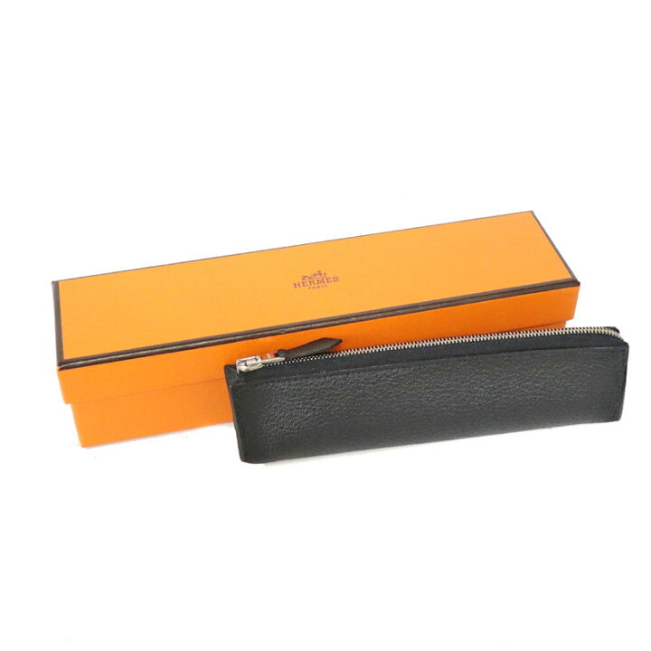 楽天市場】HERMES【エルメス】ピッコロ ペンケース ノワール ブラック  