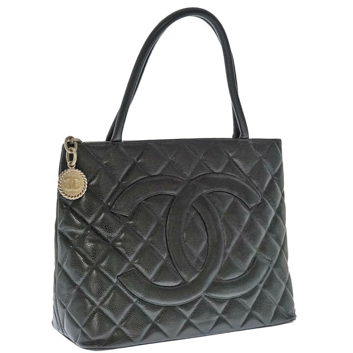 楽天市場】CHANEL【シャネル】A01804 復刻トート ブラック 黒 キャビア 