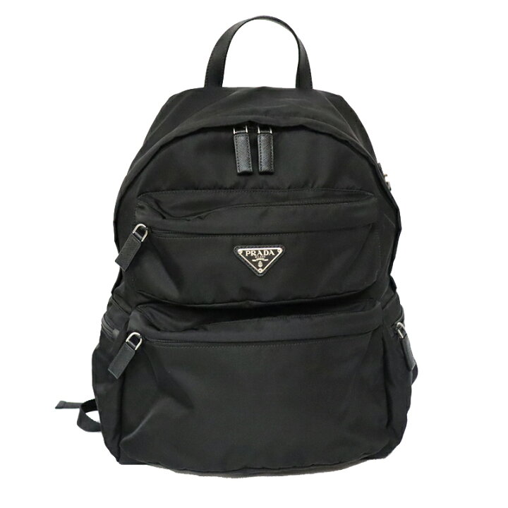 楽天市場】PRADA【プラダ】2VZ025 バックパック 黒 シンプル ナイロン 