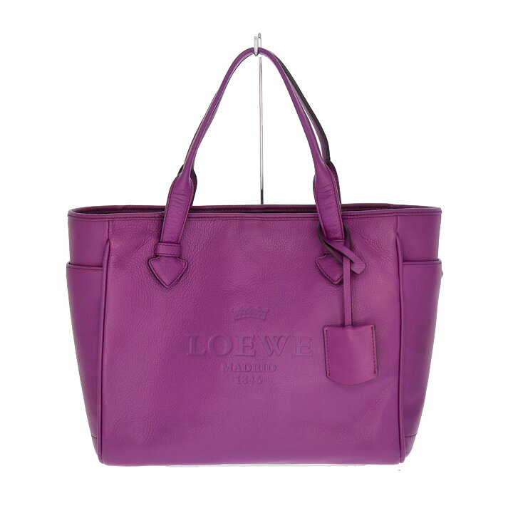 楽天市場】LOEWE【ロエベ】ヘリテージトート バッグ 紫系 パープル系 