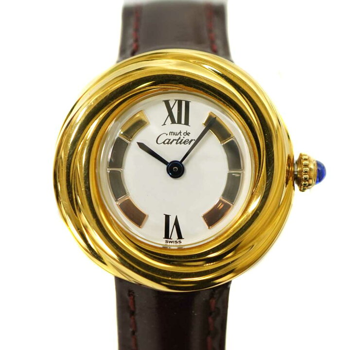 楽天市場】CARTIER【カルティエ】マストトリニティ W1010744 GP 革  
