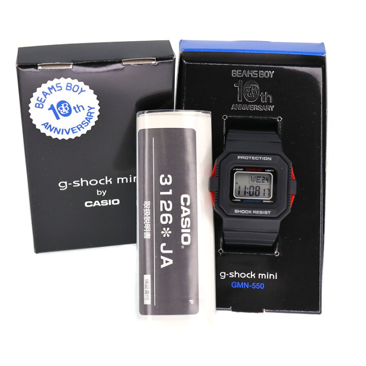 楽天市場】CASIO【カシオ】GMN-550 G-SHOCK mini BEAMS BOY 10周年記念  