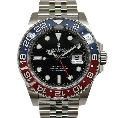 ROLEX【ロレックス】126710BLROGMTマスター22019年購入ランダム番腕時計自動巻SS（ステンレス）ペプシツートンパイロットウォッチスポーツプロフェッショナルモデル【中古】質屋かんてい局茜部店a21-9035