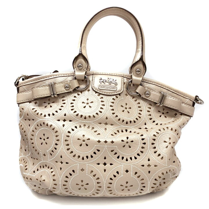 楽天市場】COACH 【コーチ】 A1482-F19704 2WAYバッグ レザー ベージュ 