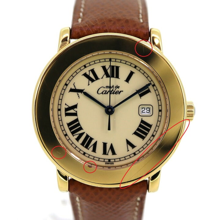 楽天市場】Cartier【カルティエ】1800 1 マストロンド クォーツ 腕時計
