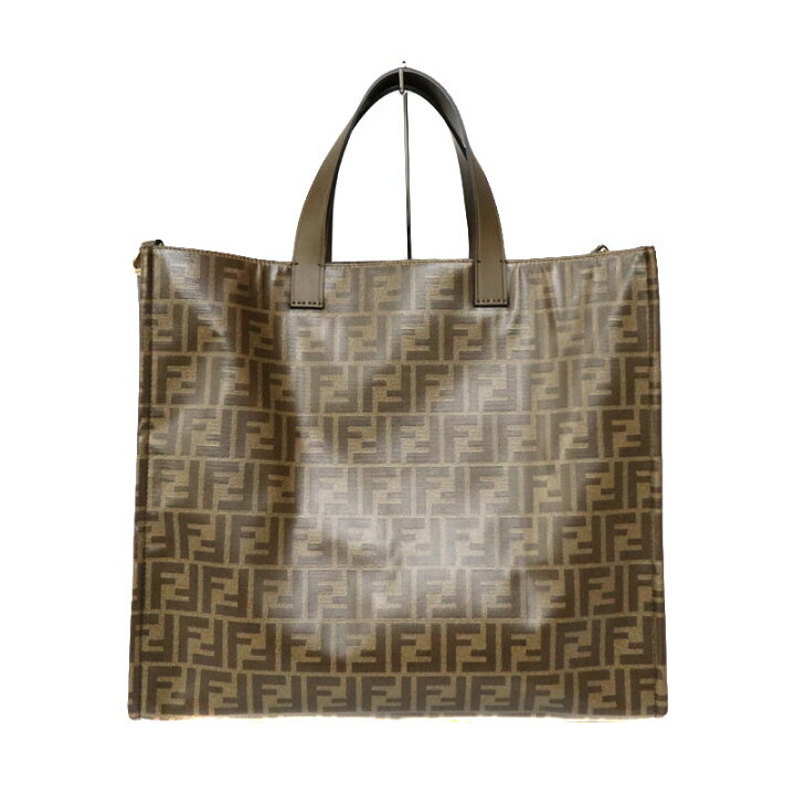 楽天市場】FENDI【フェンディ】8BH357 FILAコラボ ズッカトートバッグ 