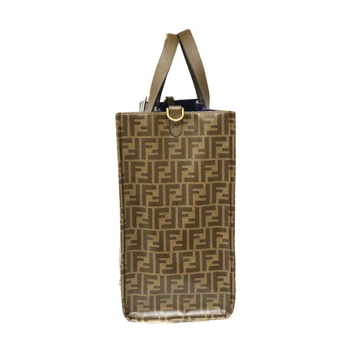 楽天市場】FENDI【フェンディ】8BH357 FILAコラボ ズッカトートバッグ 