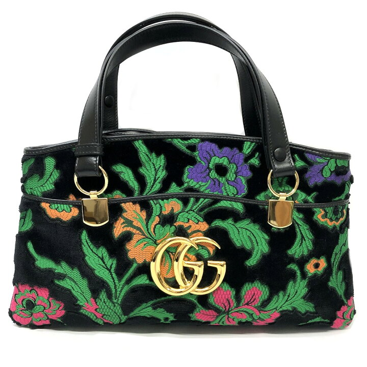 楽天市場】GUCCI 【グッチ】 550130 アリー ハンドバッグ ベロア 