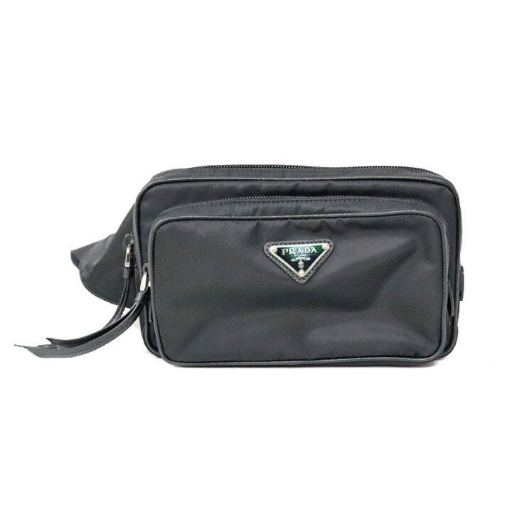 楽天市場】PRADA【プラダ】1BL010 ボディバッグ ナイロン NERO 