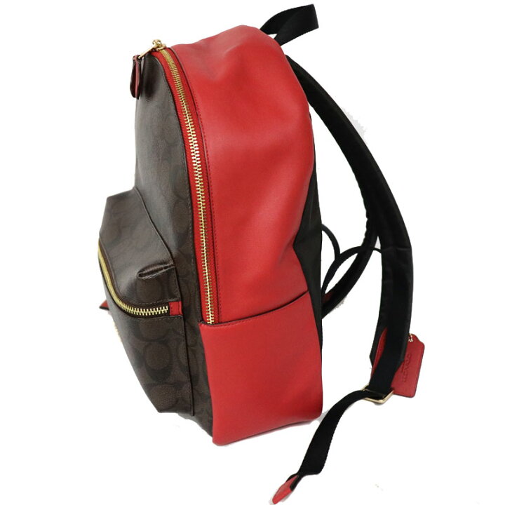 楽天市場】COACH【コーチ】F32200 バックパック レザー×PVCキャンバス 
