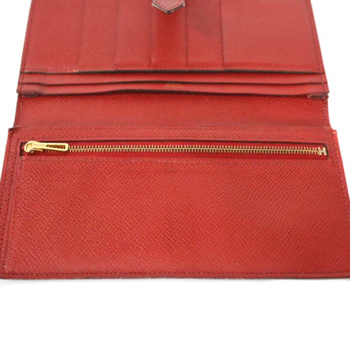 楽天市場】HERMES【エルメス】ベアン スフレ 2つ折り バイカラー 