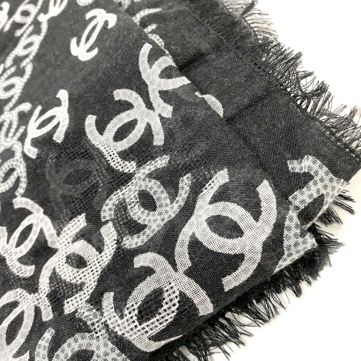 楽天市場】CHANEL 【シャネル】 大判ストール 薄手 カシミヤ シルク 