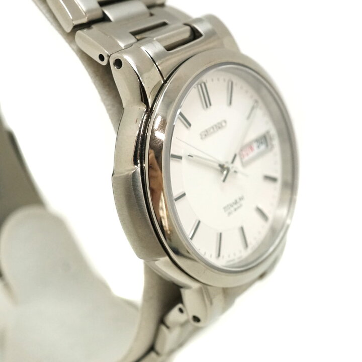 楽天市場】SEIKO【セイコー】7N43-7B80 クオーツ時計 チタン メンズ 