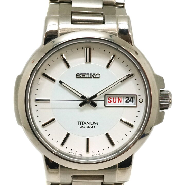 楽天市場】SEIKO【セイコー】7N43-7B80 クオーツ時計 チタン メンズ  