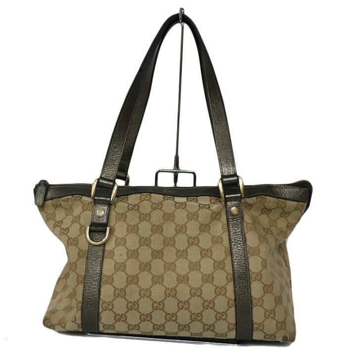 楽天市場】グッチ Gucci 141470 トートバッグ ブラウン 【中古 