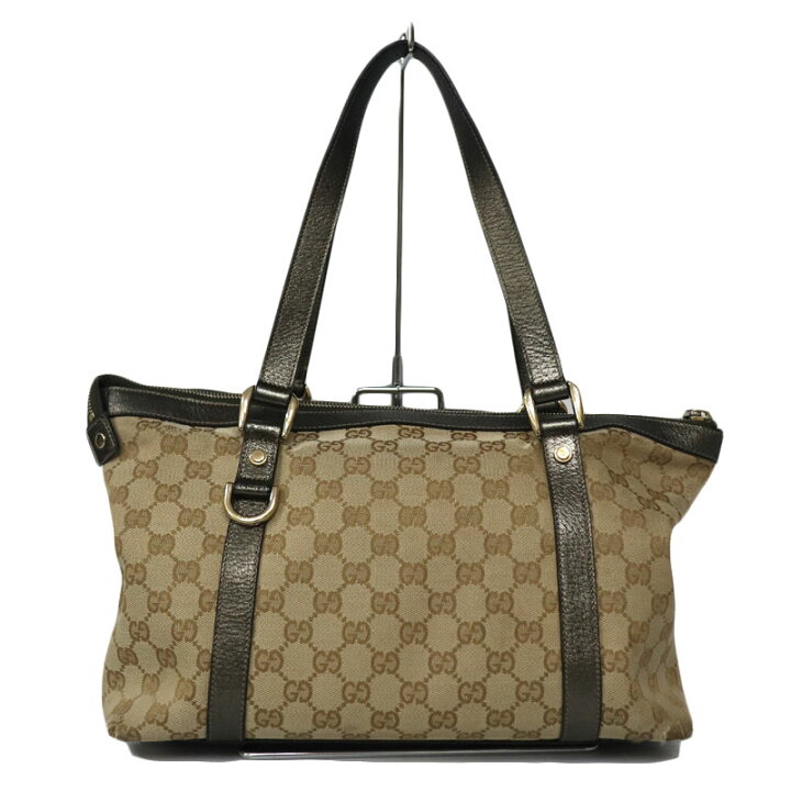 楽天市場】グッチ Gucci 141470 トートバッグ ブラウン 【中古 