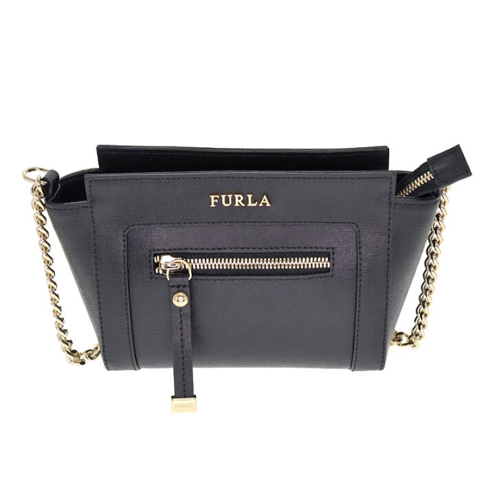 楽天市場】FURLA【フルラ】チェーンショルダーバッグ ブラック系 黒  