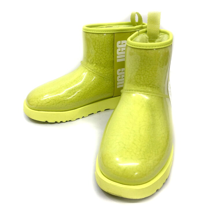 楽天市場】UGG 【アグ】 1113190 レインブーツ ボア グリーン系 